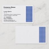 Dot Motif - Navy Blue Visitekaartje (Voorkant / Achterkant)