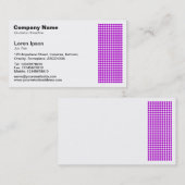 Dot Motif - Paars Visitekaartje (Voorkant / Achterkant)