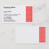 Dot Motif - Rood Visitekaartje (Voorkant / Achterkant)