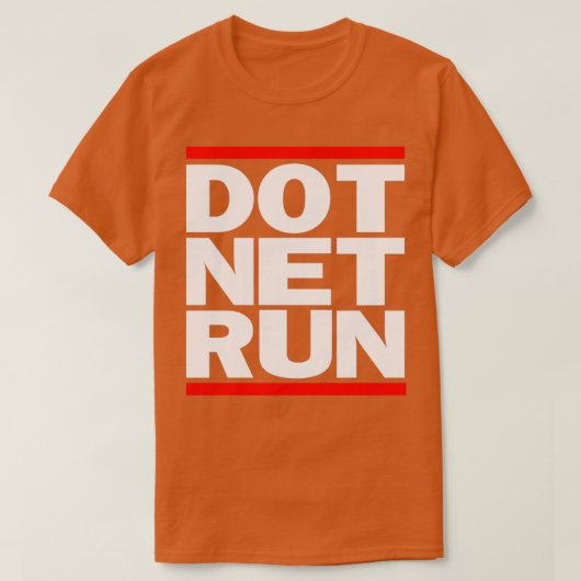 DOT NET RUN T-SHIRT (Design voorkant)