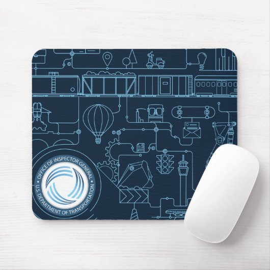 DOT OIG Mousepad Muismat (Met muis)