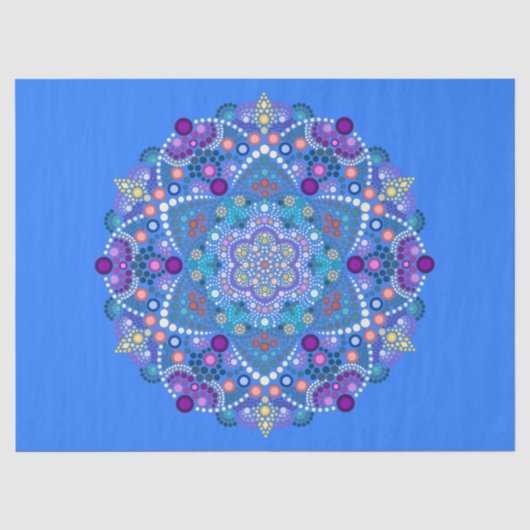 dot painting meets mandala 2 18 tissuepapier (Voorkant)
