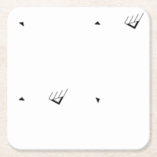 Dot, Pale Grey Paper Coaster Kartonnen Onderzetters (Voorkant)