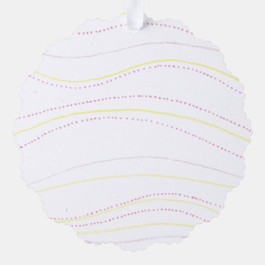 Dot, papier Ornament Kaart (Achterkant)