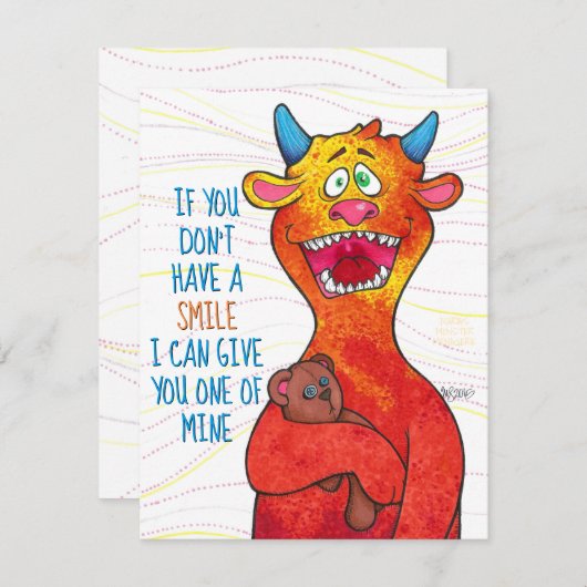 Dot, papier Ornament Kaart (Voorkant / Achterkant)