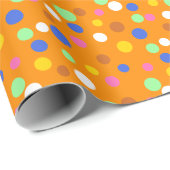Dot Parade Candy kleuren Cadeaupapier (Rol Hoek)