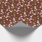 Dot Parade Espresso Cadeaupapier (Hoek)