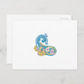 Dot, Sherpa Blue, Golden Sand Design Briefkaart (Voorkant / Achterkant)