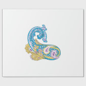 Dot, Sherpa Blue, Golden Sand Design Cadeaupapier (Vlak)