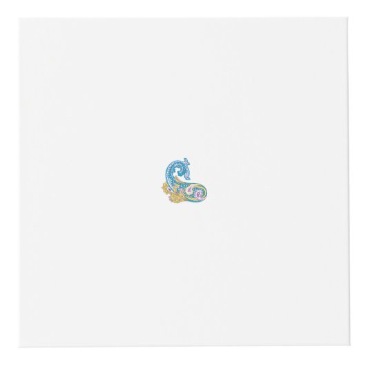 Dot, Sherpa Blue, Golden Sand Design Kubus (Voorkant)