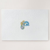Dot, Sherpa Blue, Golden Sand Design Legpuzzel (Horizontaal)