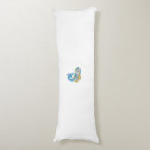 Dot, Sherpa Blue, Golden Sand Design Lichaamskussen (Voorkant Verticaal)