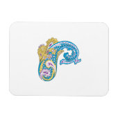 Dot, Sherpa Blue, Golden Sand Design Magneet (Horizontaal)
