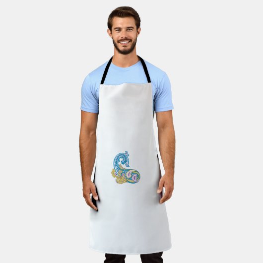 Dot, Sherpa Blue, Golden Sand Design Schort (Gedragen)