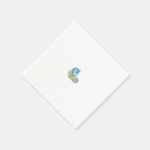 Dot, Sherpa Blue, Golden Sand Design Servet (Hoek)