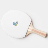 Dot, Sherpa Blue, Golden Sand Design Tafeltennisbatje (Zijkant)