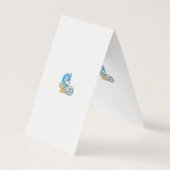 Dot, Sherpa Blue, Golden Sand Design Visitekaartje (Voorkant)