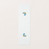 Dot, Sherpa Blue, Golden Sand Design Visitekaartje (Buitenkant ongevouwen)