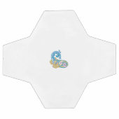 Dot, Sherpa Blue, Golden Sand Design Voetbal (Enkel)