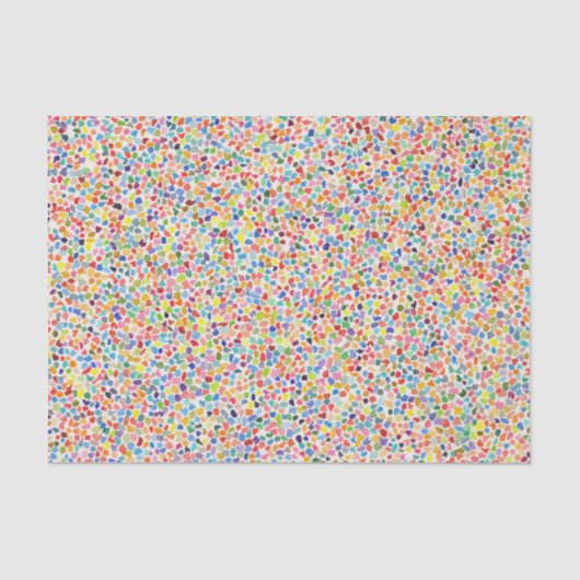 Dot Spots Moderne Kunst Schilderij Decoupage Tissuepapier (Voorkant)