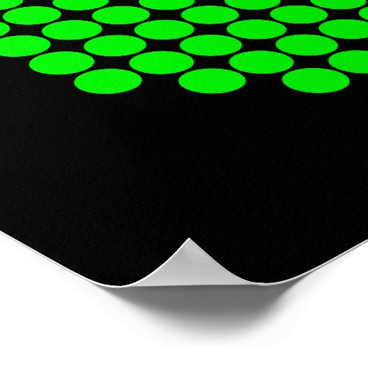 Dot Stoplight-kleuren Poster (Hoek)