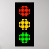 Dot Stoplight-kleuren Poster (Voorkant)