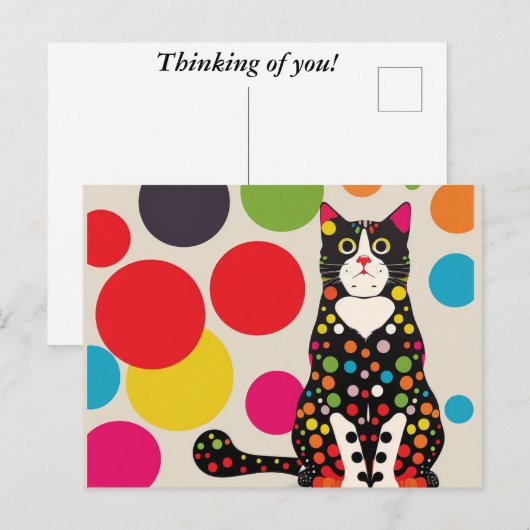 Dot the Cat, Denken aan jou Briefkaart (Voorkant / Achterkant)