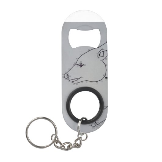 Dot to Dot Polar Beer Mini Flessenopener (Voorkant)