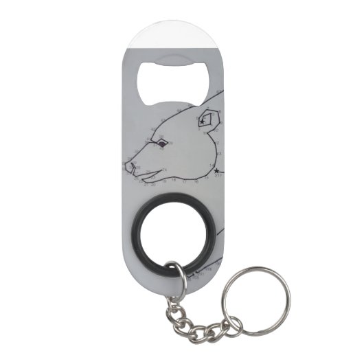 Dot to Dot Polar Beer Mini Flessenopener (Achterkant)
