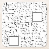 Dot, Vampire Grey Paper Coaster Kartonnen Onderzetters (Voorkant)