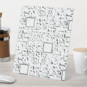 Dot, Vampire Grijze Pedestal Sign Reclamebord Met Voetstuk (Insitu)