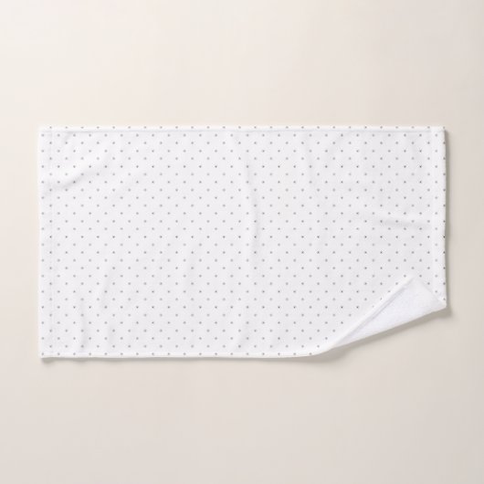 Dot, witte rook bad handdoek (Handdoek)