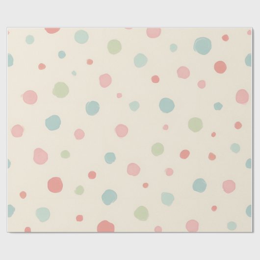 Dot wrapping paper cadeaupapier (Vlak)