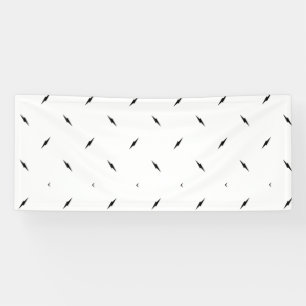 Dot, zwarte banner