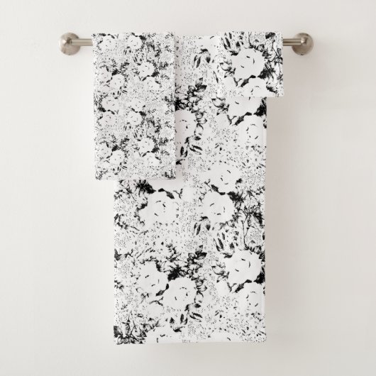 Dot, zwarte Koe Bad Handdoek (Insitu)