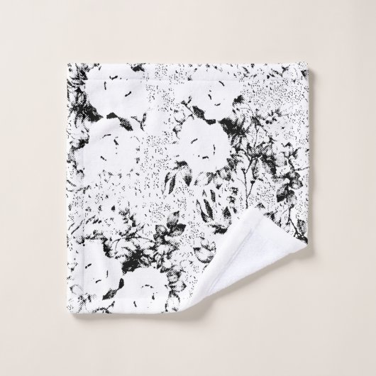 Dot, zwarte Koe Bad Handdoek (Wasdoekje)