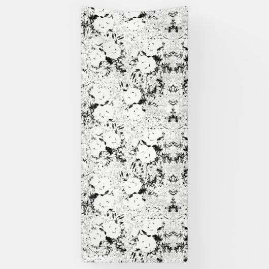 Dot, zwarte Koe banner (Verticaal)