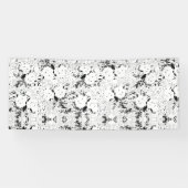 Dot, zwarte Koe banner (Horizontaal)