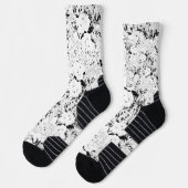 Dot, zwarte Koe Sokken (Links)