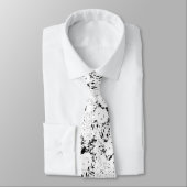 Dot, zwarte Koe Stropdas (Gebonden)