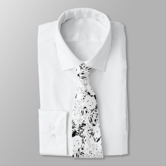 Dot, zwarte Koe Stropdas (Gebonden)