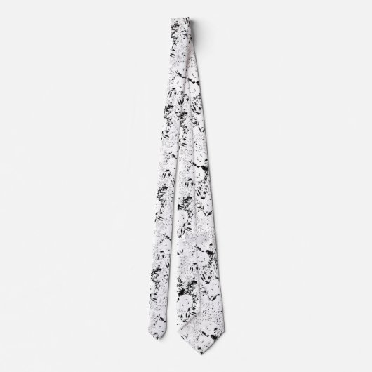 Dot, zwarte Koe Stropdas (Achterkant)