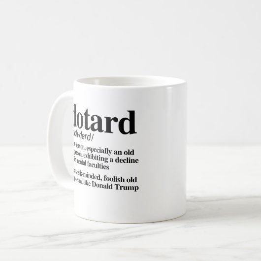 Dotard Definition Koffiemok (Voorkant links)