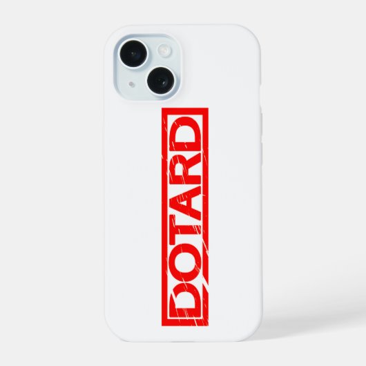 Dotard Stempel iPhone 15 Case (Achterkant)