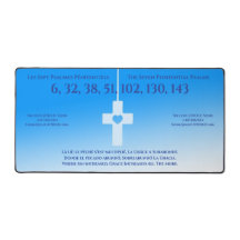 dotCATHOLIC™ Bureaumat Blauw 32x16 Stijl Nr. 29060