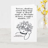 DotComplicated(TM) Wenskaart Kaart (Gele Bloem)