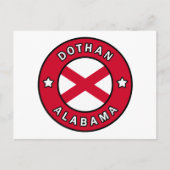 Dothan Alabama Briefkaart (Voorkant)