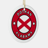 Dothan Alabama Keramisch Ornament (Rechts)