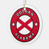 Dothan Alabama Keramisch Ornament (Links)