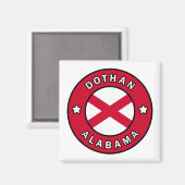 Dothan Alabama Magneet (Voorkant / Achterkant)